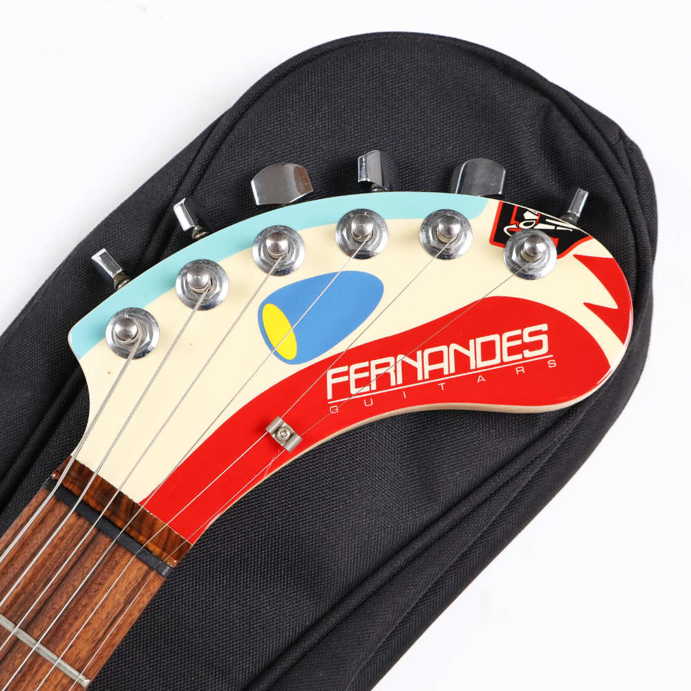 【中古】FERNANDES フェルナンデス RIDER-ZO 2001年製 仮面ライダーコラボモデル ぞーさん アンプ内蔵エレキギター ヘッド画像