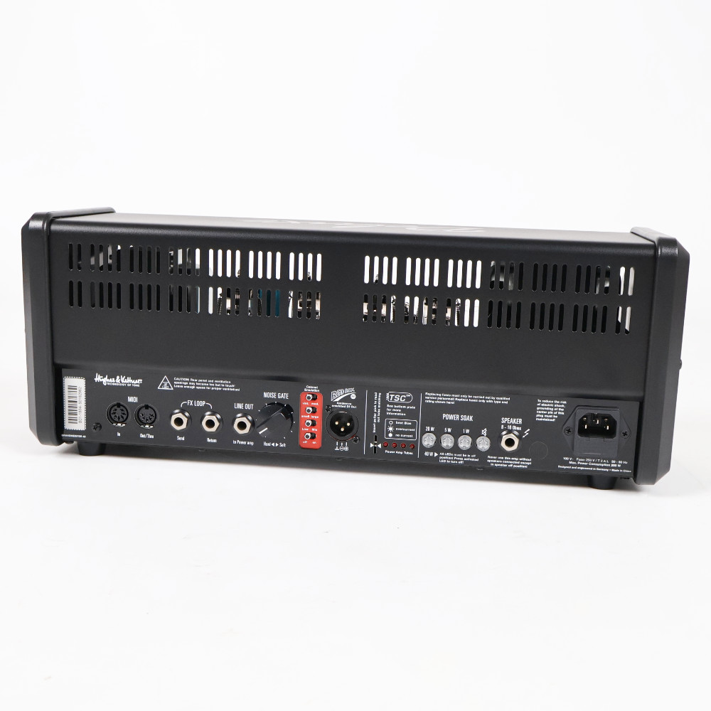 【中古】 Hughes&Kettner HUK-GM40DX/H GRANDMEISTER Deluxe 40 Head オールチューブギターアンプヘッド 真空管アンプ 本体画像 裏