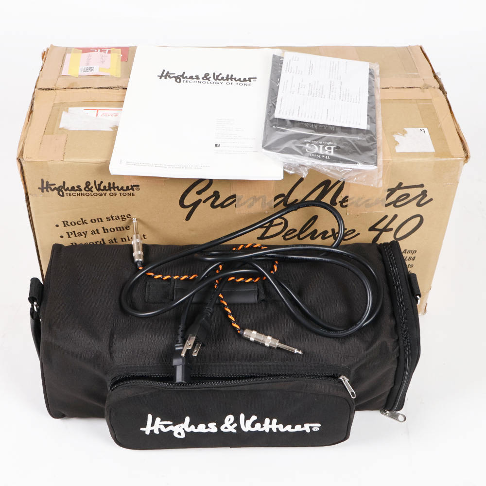 【中古】 Hughes&Kettner HUK-GM40DX/H GRANDMEISTER Deluxe 40 Head オールチューブギターアンプヘッド 真空管アンプ 付属品画像