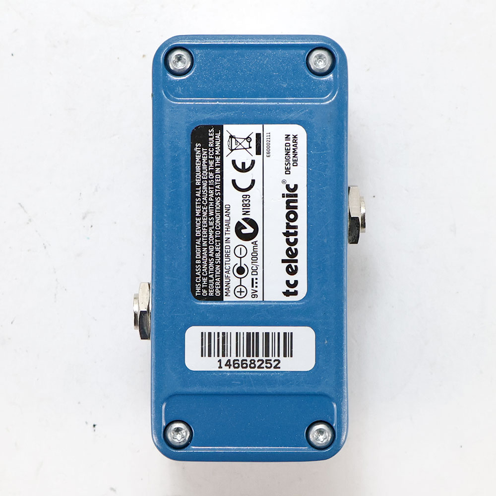 【中古】 ディレイ エフェクター tc electronic Flashback Mini Delay ギター用エフェクター 裏面