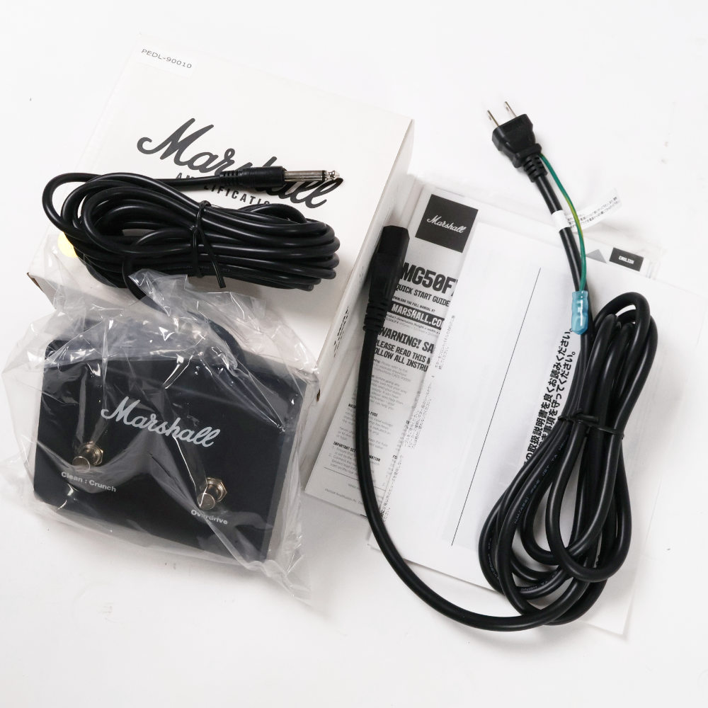 【中古】 MARSHALL MG50FX ギターアンプ コンボ 付属品画像