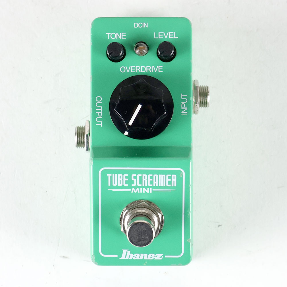 【中古】 チューブスクリーマー ミニ アイバニーズ IBANEZ TSMINI Tube Screamer Mini オーバードライブ ギターエフェクター 正面