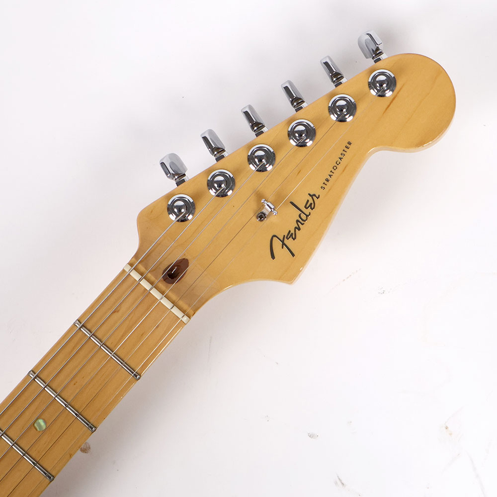 【中古】 エレキギター Fender American Deluxe Stratocaster Maple Fingerboard Montego Black 2004年製 フェンダー アメリカンデラックス ストラトキャスター ヘッド