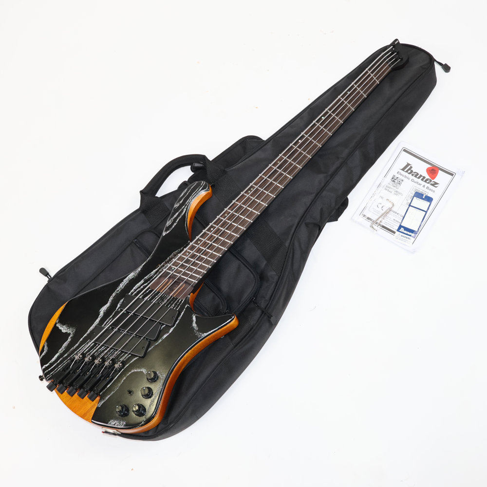 【中古】 エレキベース 5弦ベース Ibanez EHB1135MS SKL(Silver Wave Black Low Gloss) 2024年製 5弦 マルチスケールベース