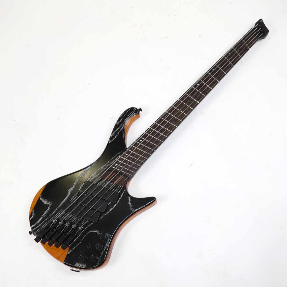 【中古】 エレキベース 5弦ベース Ibanez EHB1135MS SKL(Silver Wave Black Low Gloss) 2024年製 5弦 マルチスケールベース 詳細画像