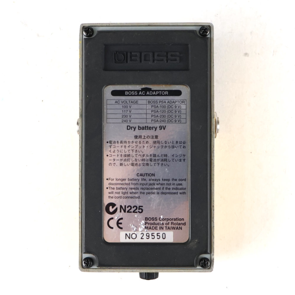 【中古】オーバードライブ ディストーション エフェクター BOSS OS-2 OverDrive Distortion ギターエフェクター ボトム画像