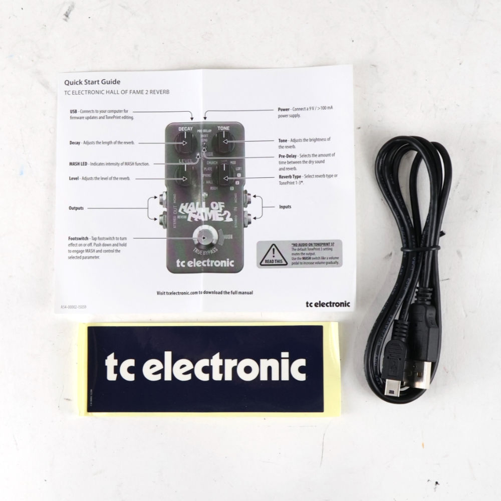 【中古】 エフェクター tc electronic HALL OF FAME 2 MINI REVERB リバーブ ギターエフェクター TCエレクトロニック 付属品画像