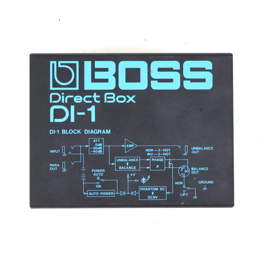 【中古】 ダイレクトボックス DIボックス BOSS DI-1 Direct Box D.Iボックス トップ画像