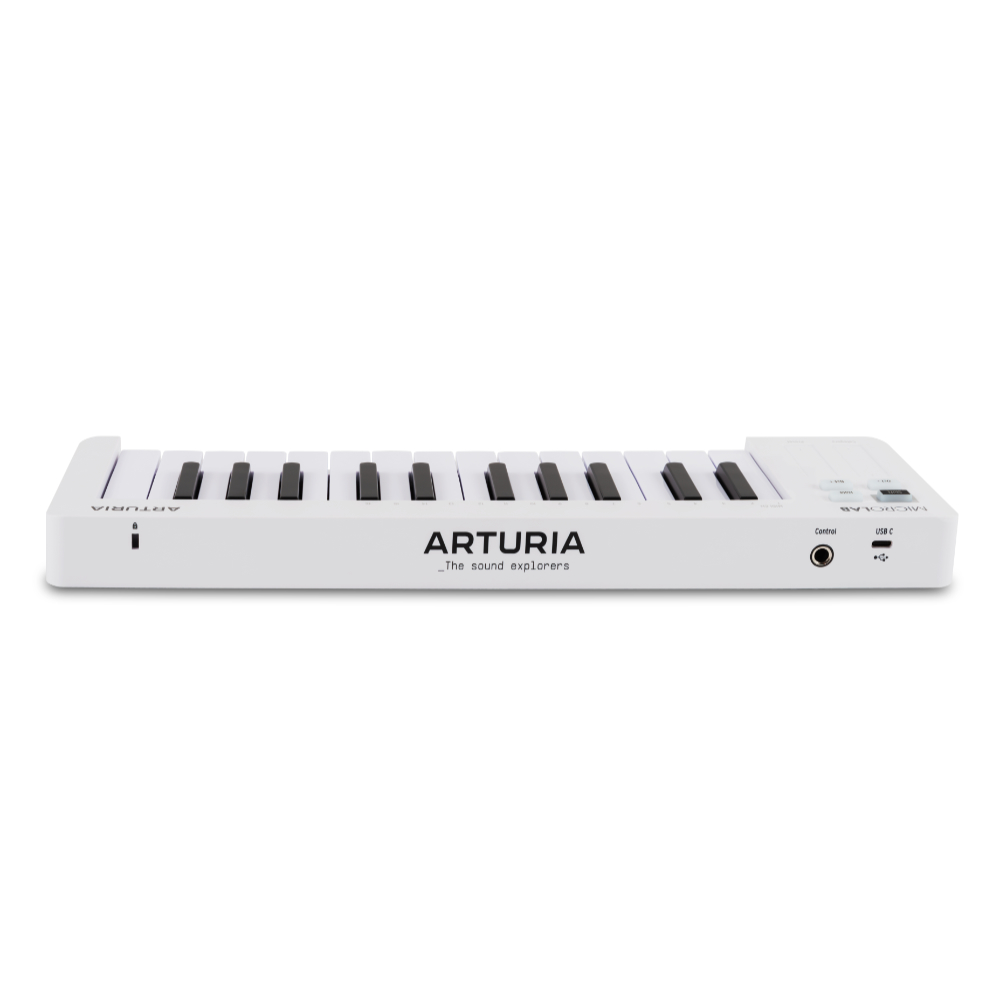 ARTURIA MicroLab mk3 + Analog Lab Pro Bundle USB MIDIキーボードとソフトウェアシンセアナログラボプロのバンドルセット リア画像