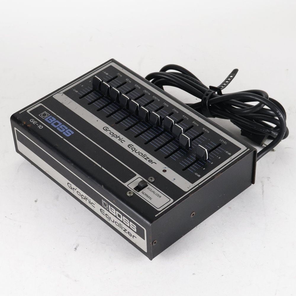 【中古】 BOSS ボス GE-10 10バンドグラフィックイコライザー 全体