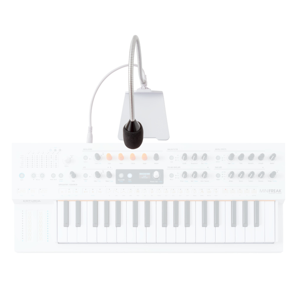 ARTURIA MINIFREAK Vocoder Microphone アートリア ボコーダー用マイク ミニフリーク 使用例画像