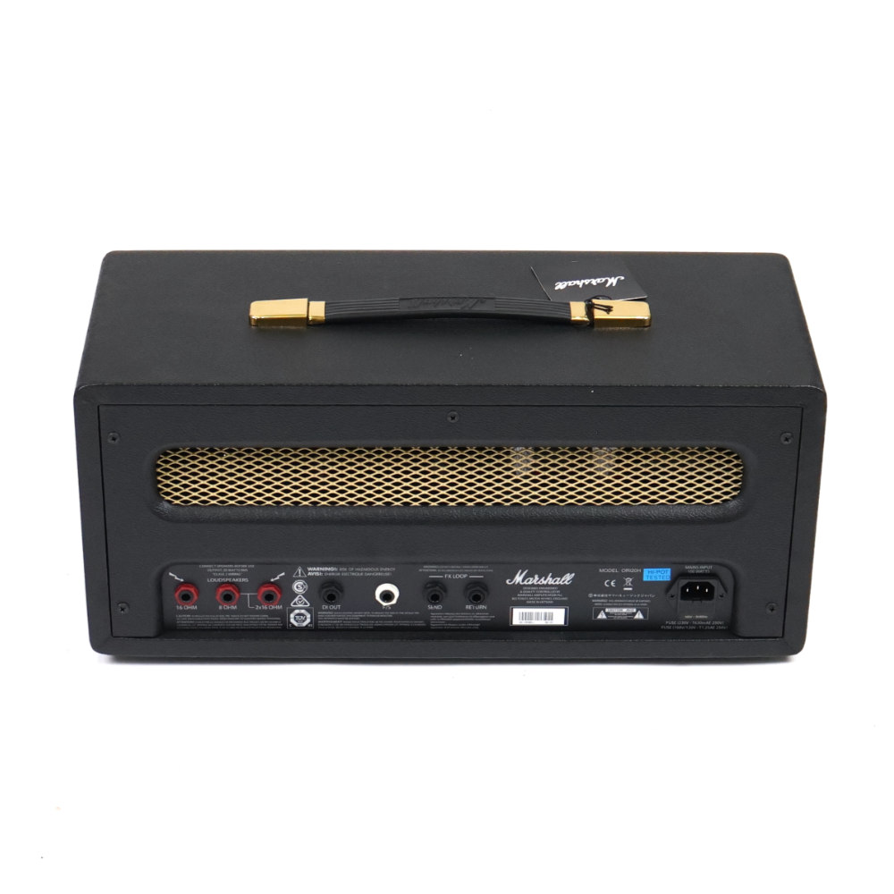 【中古】 MARSHALL ORIGIN20H 20W ギターアンプ ヘッド 真空管アンプ リア画像