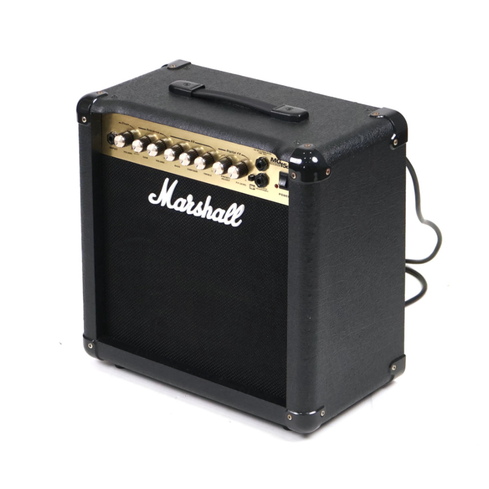 【中古】 ギターアンプ Marshall MG15DFX 斜めアングル画像