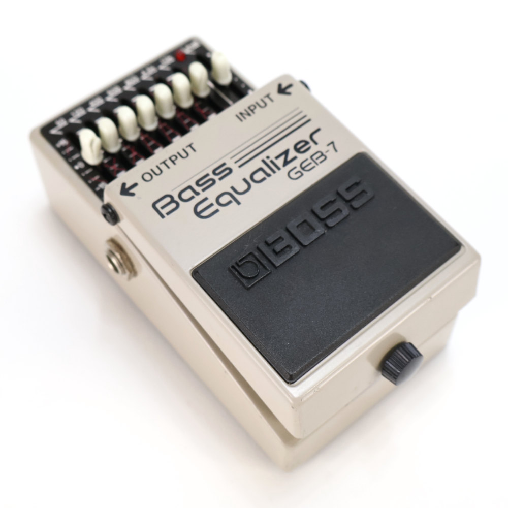 【中古】イコライザー エフェクター BOSS GEB-7 Bass Equalizer ベースエフェクター 斜めアングル画像