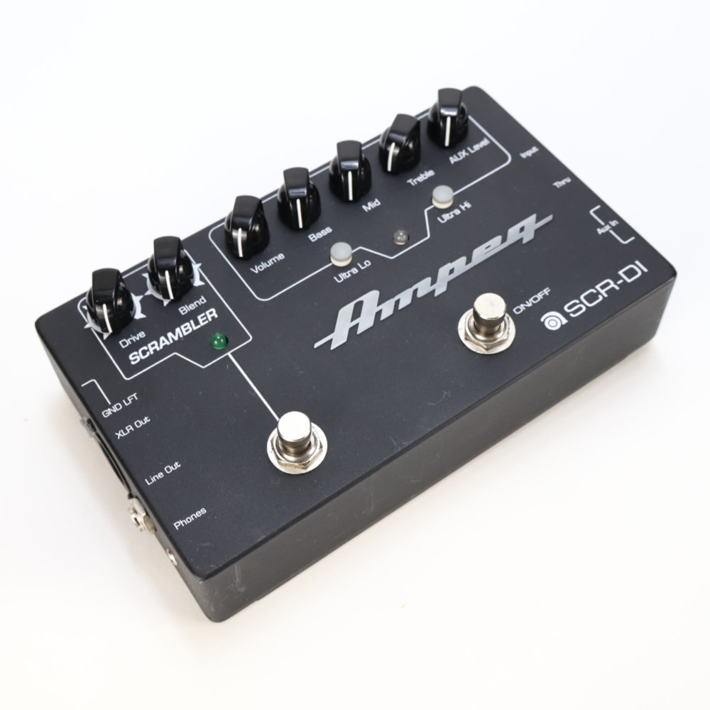 【中古】 Ampeg SCR-DI ベース用DI アンペグ ベースプリアンプ DI 斜めアングル画像