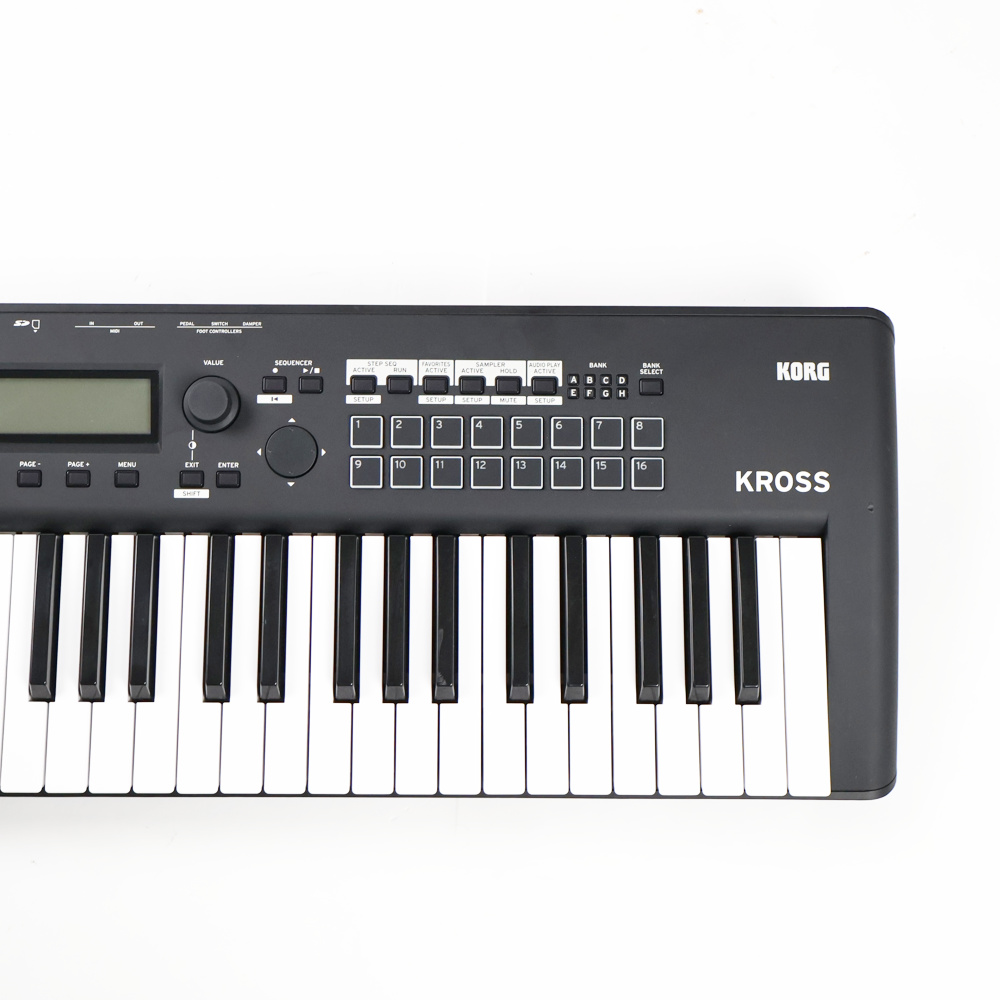 【中古】 KORG KROSS2-61-MB マットブラック シンセサイザー コントロール