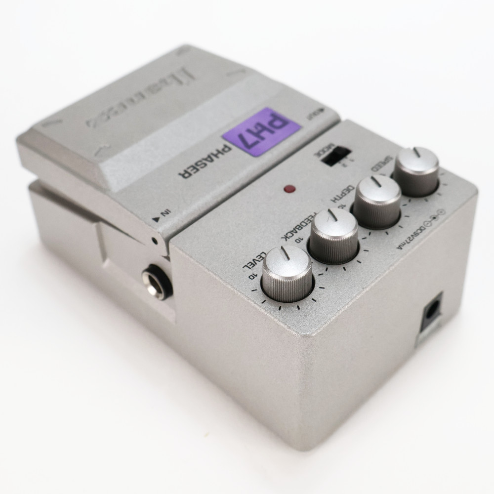 【中古】 フェイザー IBANEZ PH7 PHASER ギターエフェクター 本体画像 斜め