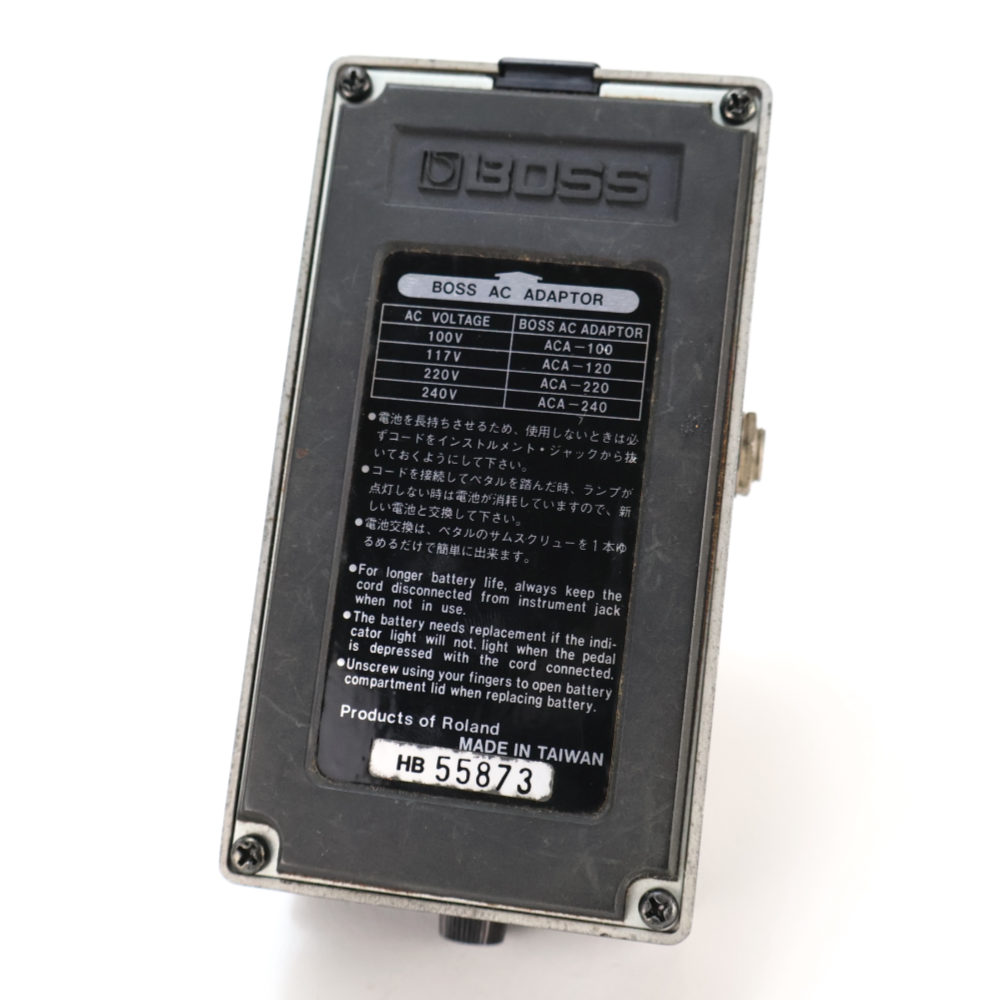 【中古】 ヘビーメタル エフェクター BOSS HM-2 Heavy Metal ディストーション ギターエフェクター ボトム画像