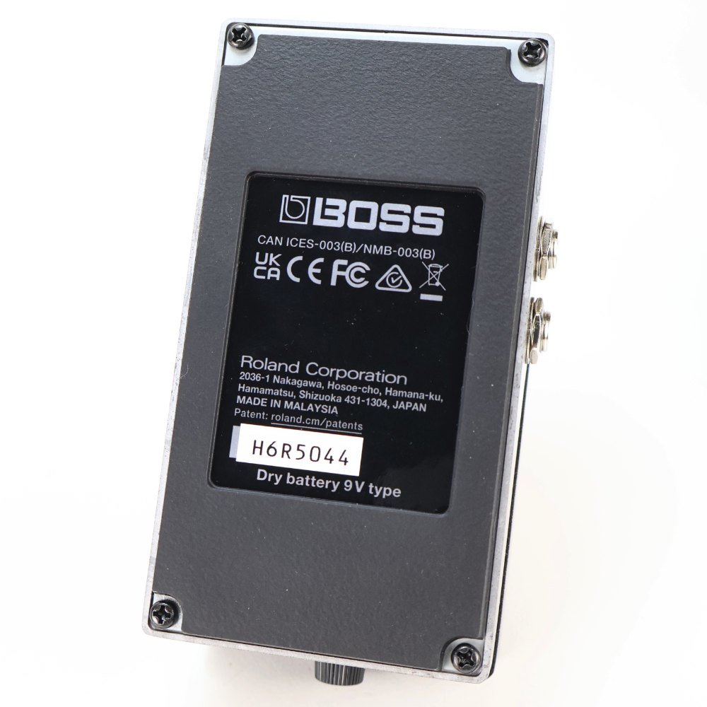 【中古】 リバーブ エフェクターBOSS ボス Reverb RV-6 ギターエフェクター 本体画像 裏