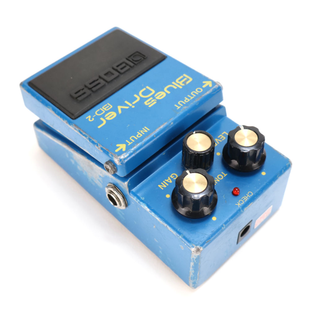 【中古】 ブルースドライバー エフェクター BOSS BD-2 Blues Driver ギターエフェクター オーバードライブ ブルドラ リア斜めアングル画像