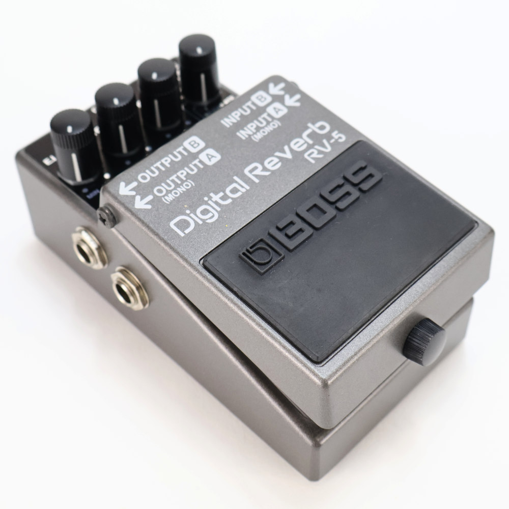 【中古】デジタルリバーブ エフェクター BOSS RV-5 Digital Reverb ボス リヴァーブ エフェクター 本体画像 斜め 2