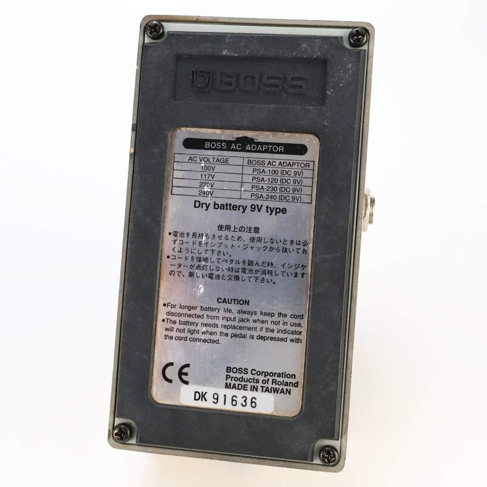 【中古】 オートワウ エフェクター BOSS AW-2 Auto Wah ギターエフェクター 本体画像 裏