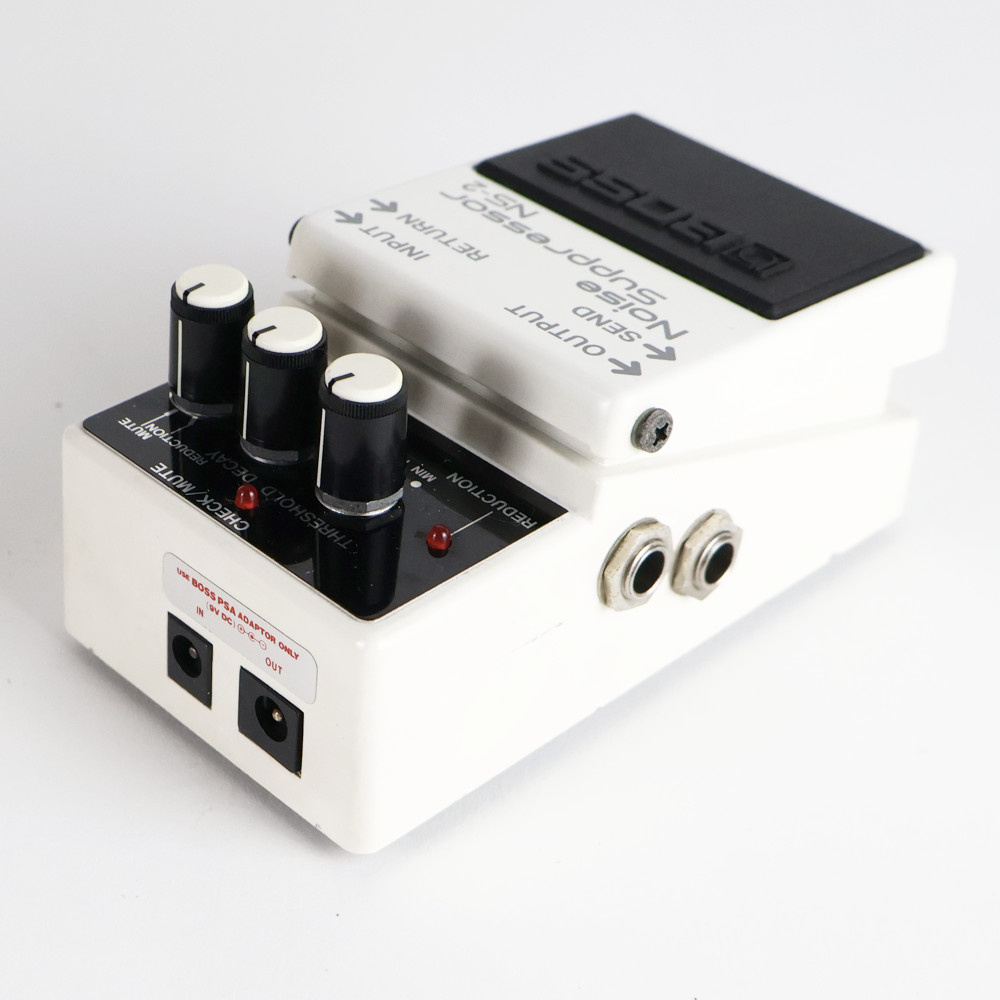 【中古】 ノイズサプレッサー エフェクター BOSS NS-2 Noise Suppressor 日本製 Made in Japan ギターエフェクター 側面