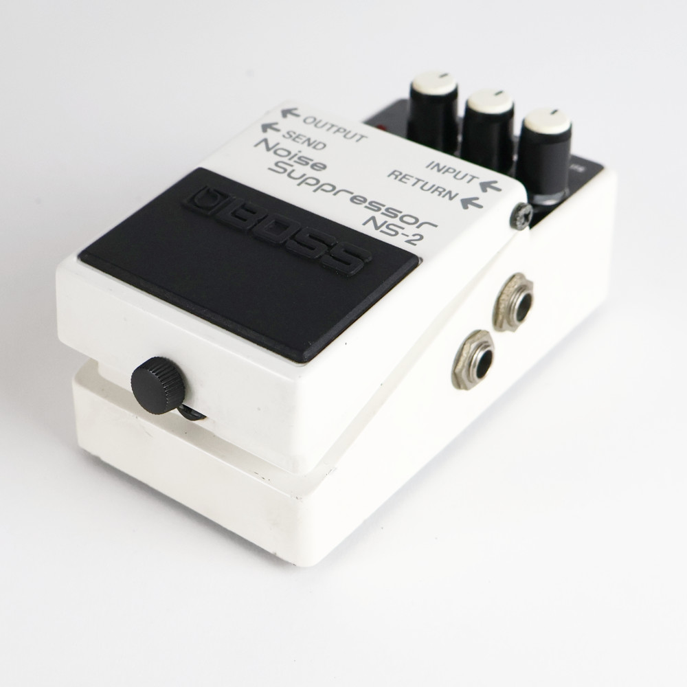 【中古】 ノイズサプレッサー エフェクター BOSS NS-2 Noise Suppressor 日本製 Made in Japan ギターエフェクター 側面