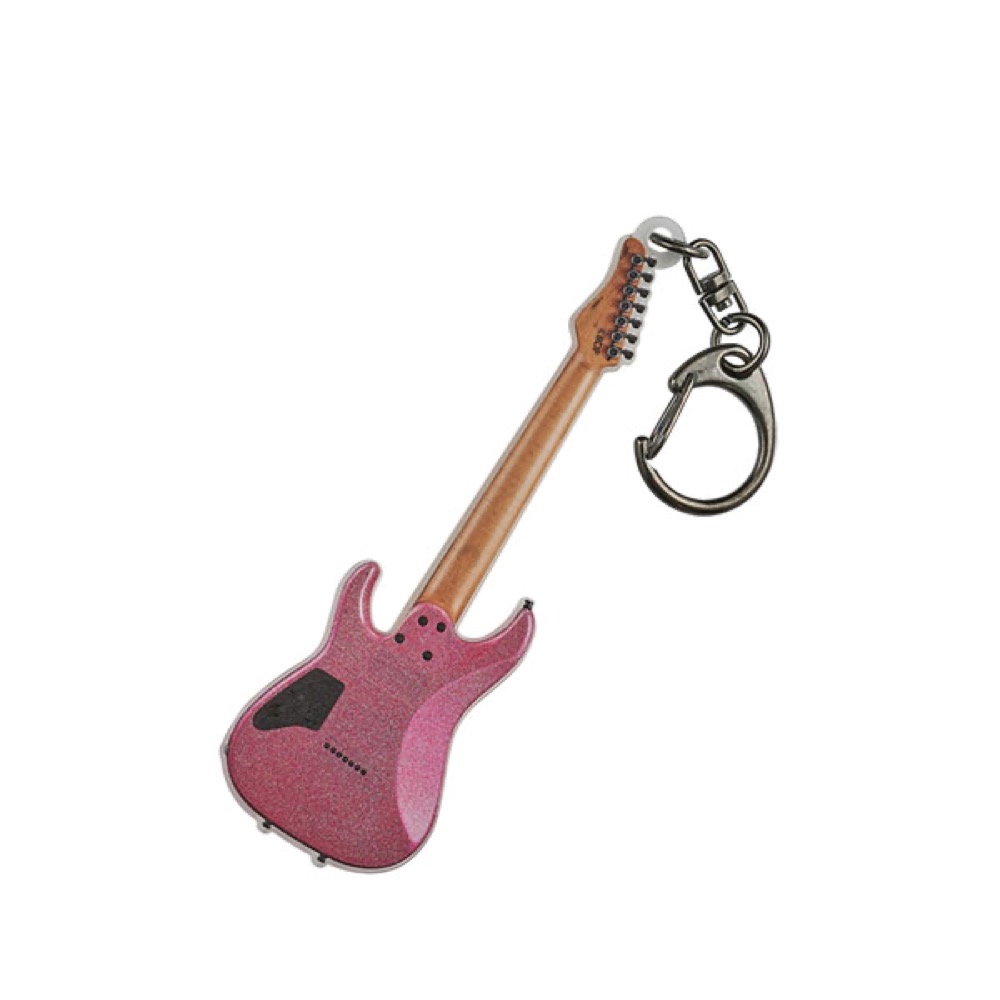 SCHECTER シェクター Ave Mujica Mortis ギター アクリルキーホルダー バンドリ! アベムジカ モーティス 若葉 睦 モデル 背面