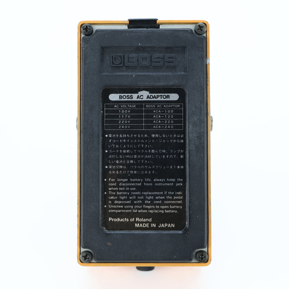 【中古】 ディストーション エフェクター BOSS DS-1 Distortion Made in Japan ギターエフェクター 底面