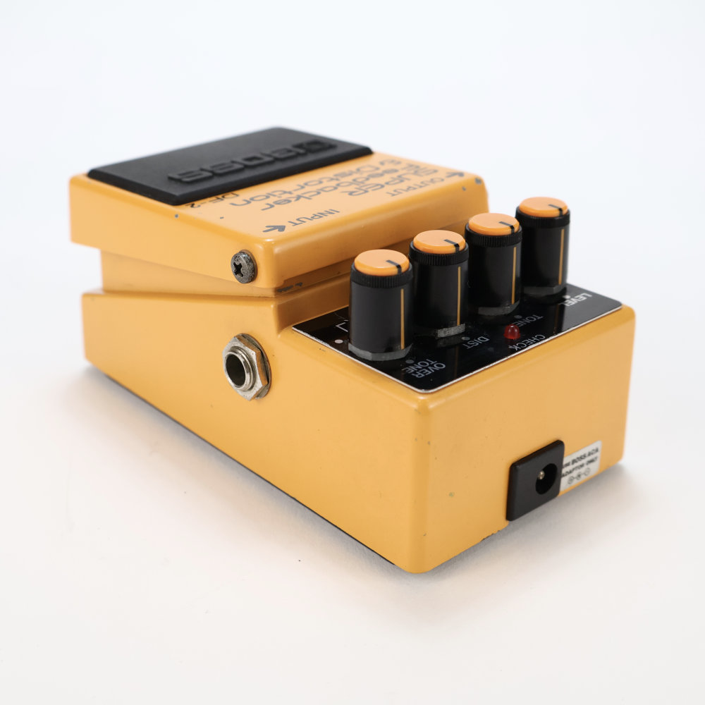 【中古】スーパーフィードバッカー ディストーション エフェクター BOSS DF-2 Made in Japan SUPER Feedbacker&Distortion 側面
