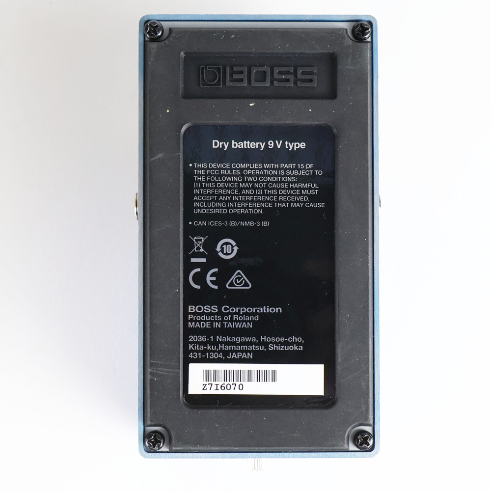 【中古】 BOSS CP-1X Compressor コンプレッサー エフェクター 裏面