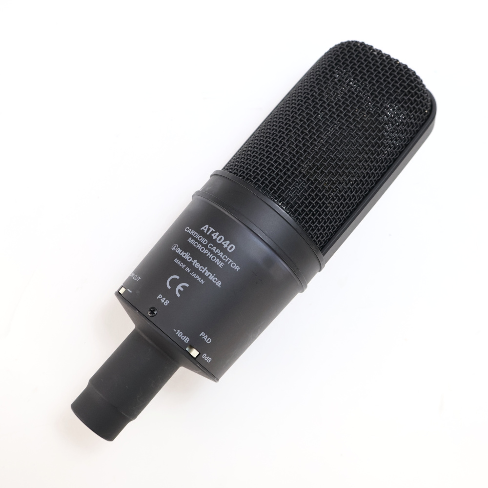 【中古】オーディオテクニカ コンデンサーマイク AUDIO-TECHNICA AT4040 オーテク マイクロフォン 詳細画像