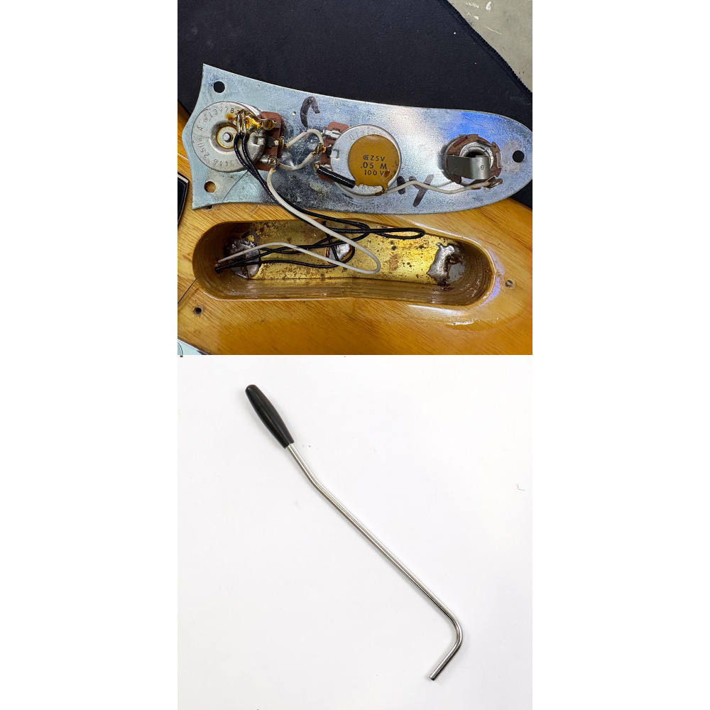 【中古】 エレキギター Fender Mustang NAT Maple FingerBoard 1978年製 フェンダー ムスタング 配線
