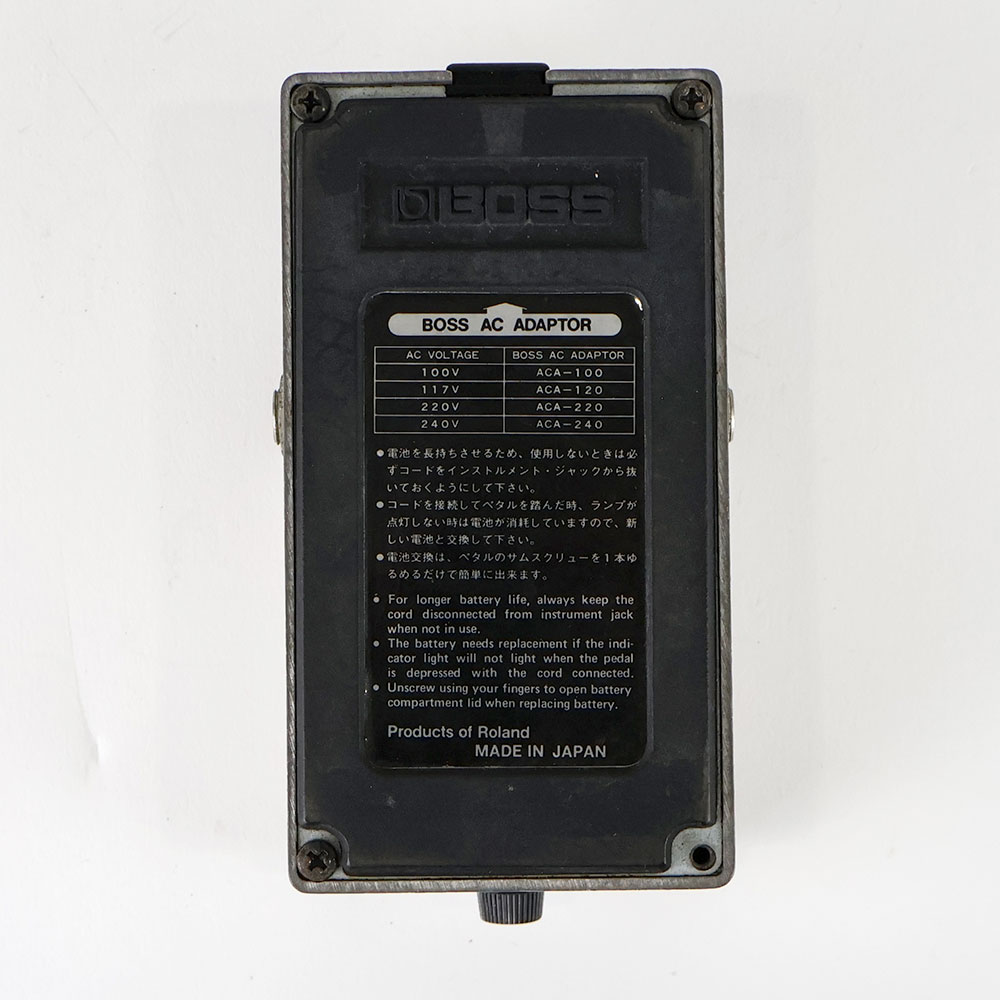 【中古】イコライザー エフェクター BOSS GE-7 Equalizer Made in Japan ギターエフェクター 裏面
