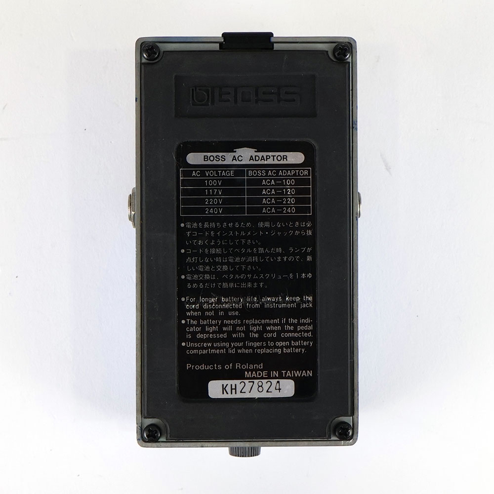 【中古】コンプレッサー エフェクター BOSS CS-3 Compression Sustainer ギターエフェクター 裏面
