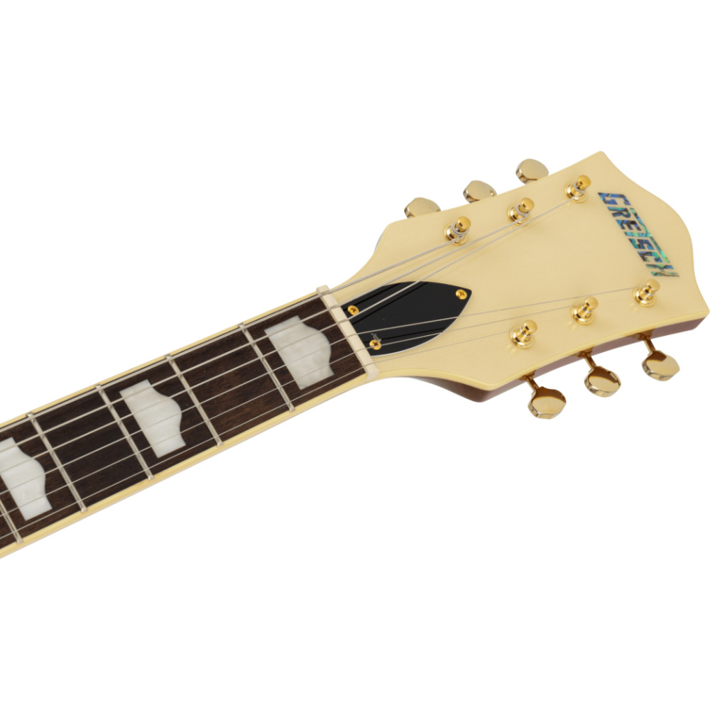 GRETSCH グレッチ G5422TG Electromatic Pristine LTD Hollow Body Double-Cut with Bigsby White Gold エレキギター フルアコ ヘッド画像