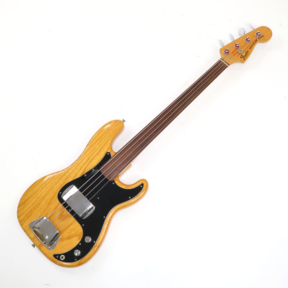 【中古】 Fender USA フェンダー PRECISION BASS Fretless 1977〜1978年製 Natural プレシジョンベース フレットレス エレキベース 詳細画像