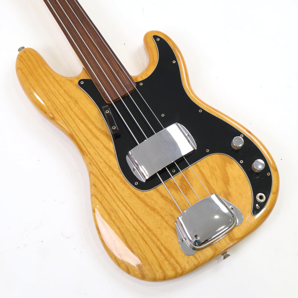 【中古】 Fender USA フェンダー PRECISION BASS Fretless 1977〜1978年製 Natural プレシジョンベース フレットレス エレキベース 詳細画像