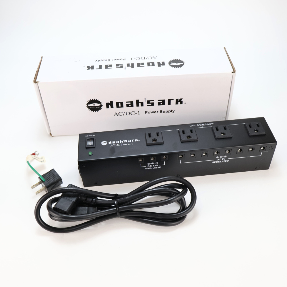 【中古】 パワーサプライ Noah’sark AC/DC-1 ノアズアーク AC4供給 9V DC8供給 12V DC 3供給