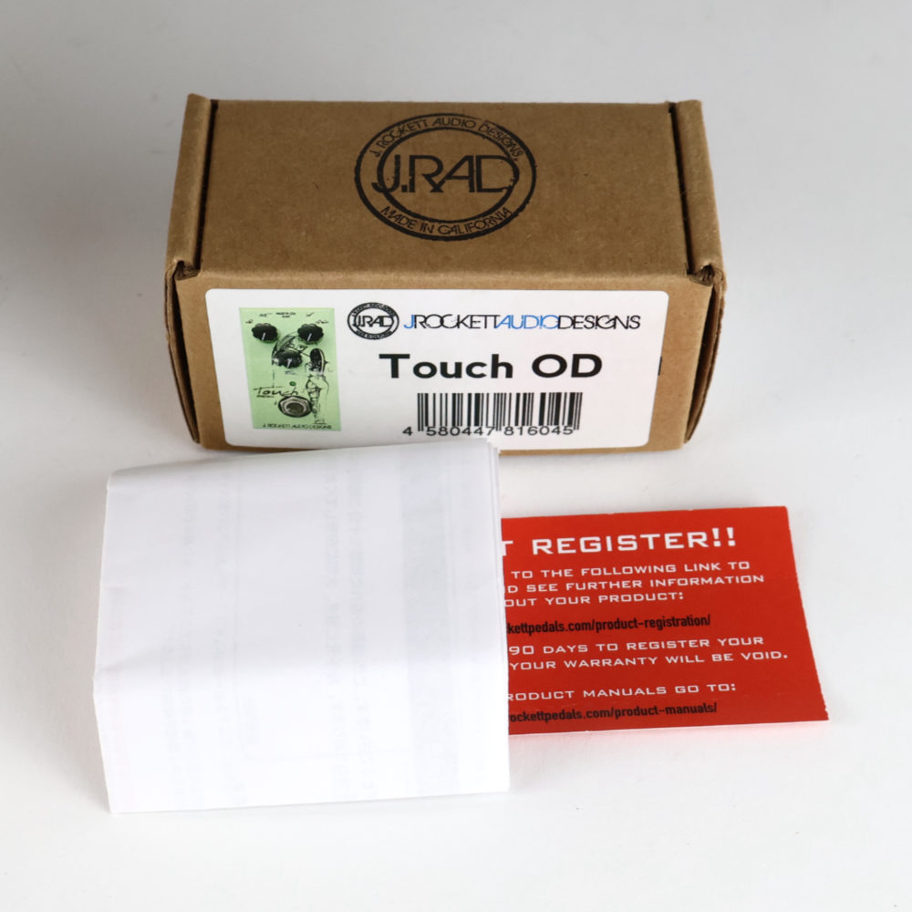 【中古】 オーバードライブ J ROCKETT AUDIO DESIGNS Touch OD 付属品画像