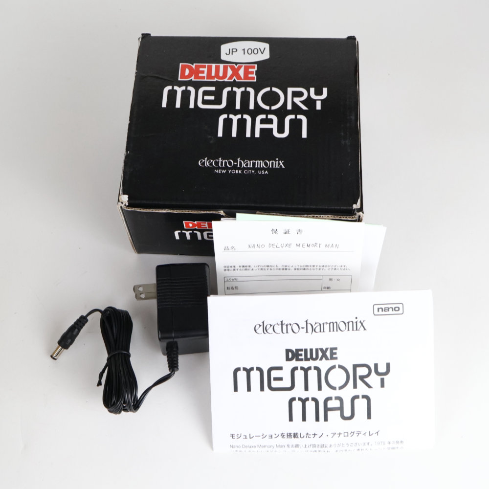 【中古】 ELECTRO-HARMONIX Nano Deluxe Memory Man ギターエフェクター 付属品画像