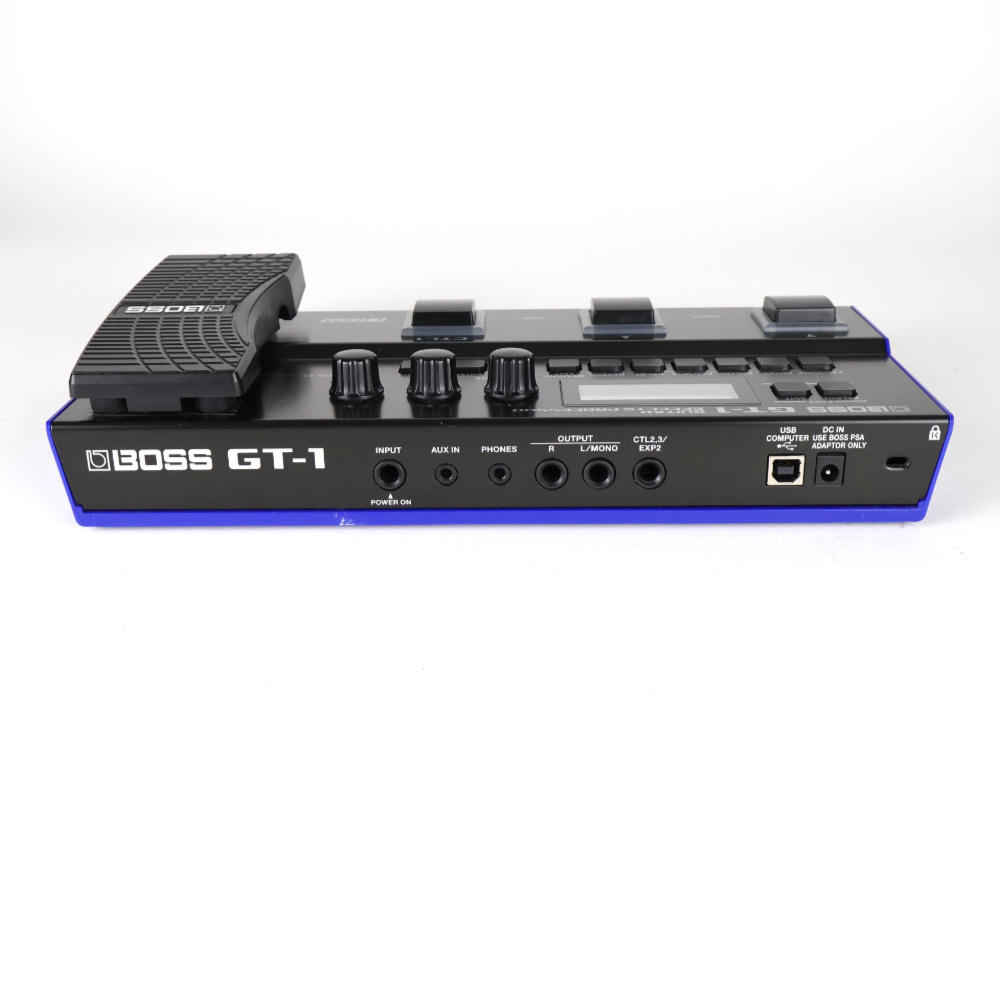 【中古】ボス マルチエフェクター BOSS GT-1 Guitar Effect Processor リア画像