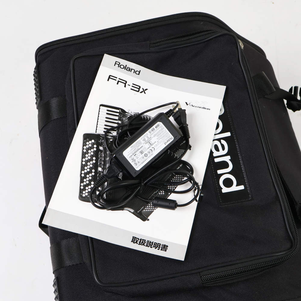 【中古】 Vアコーディオン ローランド ROLAND FR-3X BK V-Accordion アコーディオン 付属品画像