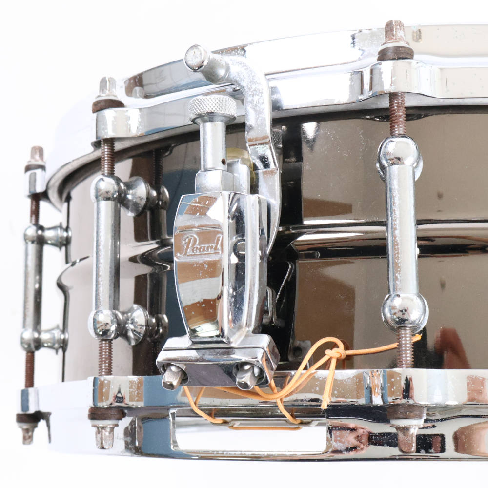 【中古】 スネアドラム パール Pearl SCB1450B Sensitone Classic II BRASS Custom Alloy 14x5 ストレイナー