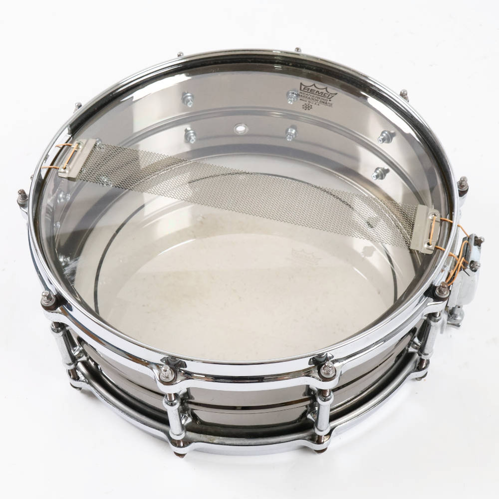 【中古】 スネアドラム パール Pearl SCB1450B Sensitone Classic II BRASS Custom Alloy 14x5 本体画像 裏