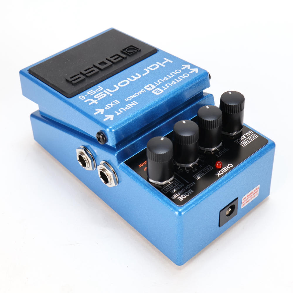 【中古】 ハーモナイザー エフェクター BOSS PS-6 Harmonist ギターエフェクター ハーモニスト ピッチシフター リア斜めアングル画像
