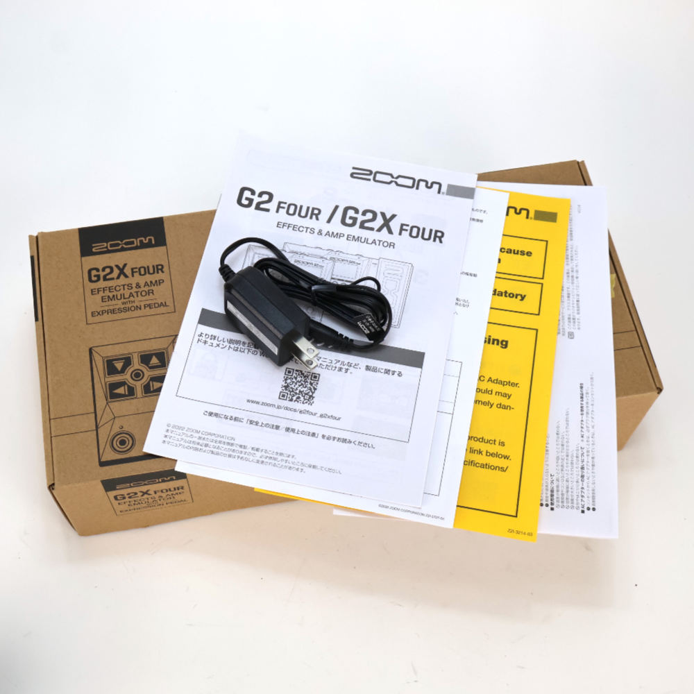 【中古】 ZOOM G2X FOUR ギターマルチエフェクター アンプエミュレーター 付属品画像