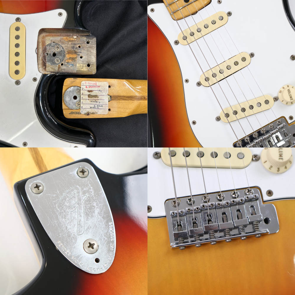 【中古】 Fender USA フェンダー Stratocaster 3TS 1980年製 ストラトキャスター エレキギター 詳細画像