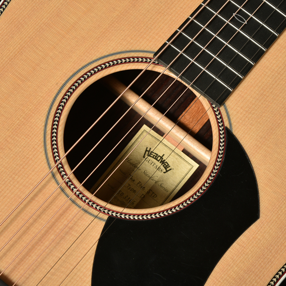 HEADWAY ヘッドウェイ Standard Series The Five/STD Type D CN アコースティックギター サウンドホール部